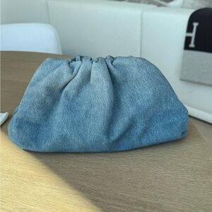 Bottega Veneta Teen Jodie Denim Pouch